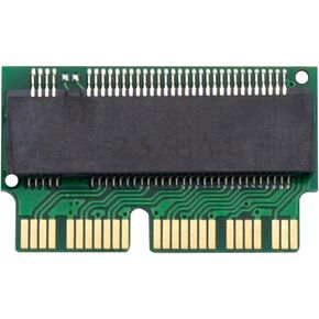 for MacBook AIR Pro 2013 2014 2015 2016 2017 A1465 A1466 A1398 A1502 to NVME M-Key M.2 PCIE 4.0 3.0 SSD Hard Drive 2230 2242 2260 2280 Gold Finger Adapter Expansion Card Green