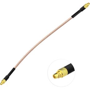 BINGFU MMCX Male to MMCX Male RG178 Coaxial Jumper Cord Cable Adapter Converter 5.9inch for PFV RC Parts