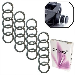 20 x Pedal Washers 20mm x 15mm w/ 1mm Thickness Stainless Steel Replacement Silver for Moutain Bike Road Bike