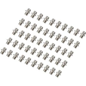 50 Pieces M4*7.5mm Bike Pedal Bolts Stainless Steel Anti Slip Bicycle Pedal Screw Pins Fixed Studs for Pedal Pin Replacement