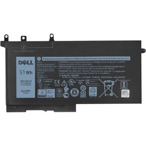 DELL 93FTF Laptop Battery for Dell Latitude 5280 5480 5580 5590 5490 5288 5290 5290 5488 5495 E5480 E5580 E5590 Dell Precision 15 3520 3530 93FTF D4CMT DJWGP DV9NT FPT1C GD1JP 0DJWGP 4YFVG 11.4V 51Wh