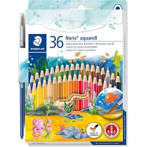 Staedtler Watercolor Pencils, Box of 36 Colors (14410ND36)
