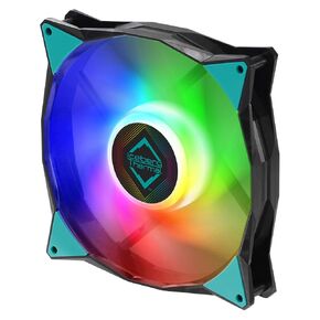 Iceberg Thermal IceGALE Addressable RGB 140mm PWM Dual Ball Bearing ARGB Case Fan (Black)