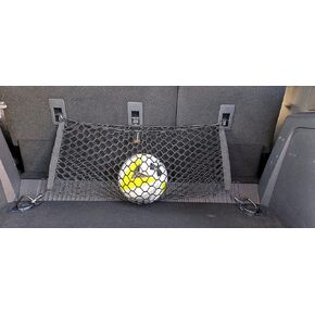 Envelope Style Automotive Elastic Trunk Mesh Cargo Net for Ford Bronco 4-Doors 2021-2024 - Premium Trunk Organizer and Storage - Luggage Net for SUV - Best Car Organizer for Ford Bronco 4d