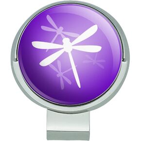 GRAPHICS & MORE Purple Dragonfly Dragonflies Golf Hat Clip with Magnetic Ball Marker