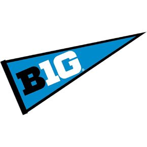 College Flags & Banners Co. Big 10 Ten Conference Full Size Logo Pennant Banner