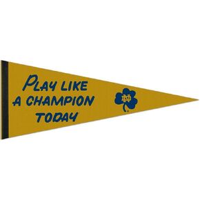 Wincraft NCAA 83614012 Notre Dame Premium Pennant, 12" X 30"