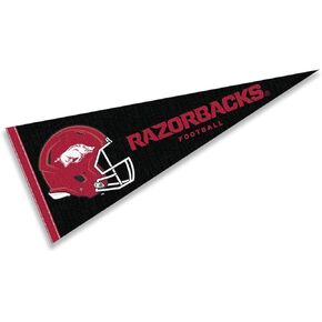 شركة College Flags & Banners Co. أركنساس Razorbacks خوذة كرة القدم راية العلم