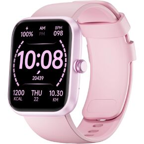 ساعة ذكية عالية الدقة بشاشة كبيرة، ساعات ذكية للنساء والرجال مع مكالمات بلوتوث واضحة، مراقبة صحية على مدار الساعة طوال أيام الأسبوع، تتبع اللياقة البدنية، ساعة تتبع اللياقة البدنية مقاومة للماء لنظام Android iOS in Kuwait