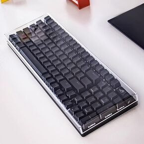 Acrylic Keyboard Dust Cover,60/61/64 Keys Transparent Mechanical Keyboard Protective Cover,Compatible with Computer Gaming Keyboards (11.5''x4.02''x0.87'')
