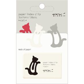 Midori Index Clip, Cat, 3 Color Assorted (43235006)