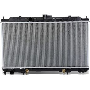 DNA Motoring OEM-RA-2469 Aluminum Radiator Compatible with 02-06 Sentra 2.5L AT,27-1/16" W X 14-3/16" H X 15/16" D,1-3/8" Inlet / 1-3/8" Outlet