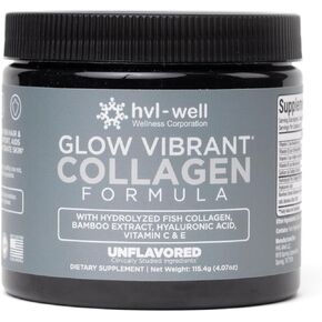 HVL Organic Collagen Peptide Powder for Women & Men - Enjoy Healthy Bones, Skin, Nails & Hair with Strawberry Lemonade Flavored Collegen powder - Easily Digestible & Sugar Free - 30 Servings