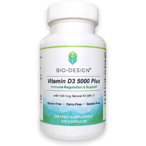 Vitamin D3 5000 with K2 100 caps