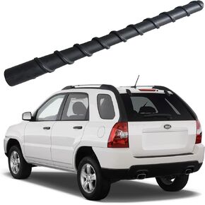 7 Inch Flexible Spiral Rubber Antenna for Kia Sportage (2005-2010), Car Wash Proof - Internal Copper Coil Antenna Mast Replacement
