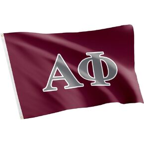 Alpha Phi Letter Sorority Flag Greek Banner Large 3 feet x 5 feet Sign Decor A Phi