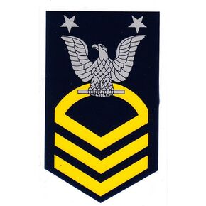 Navy E-9 Master Chief Petty Officer Decal