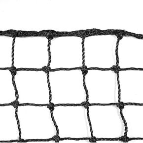 Aoneky Polyethylene Twisted Knotted Baseball Backstop Nets, 10x10ft / 10x15ft / 10x20ft / 10x30ft / 10x40ft