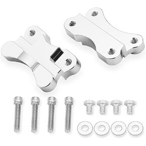 Softail Front Fender Spacer Relocator Riser Brackets Kit Compatible with 1986-2017 Harley Softail Fat Boy Deluxe Heritage Classic Slim 21" Wheel Model