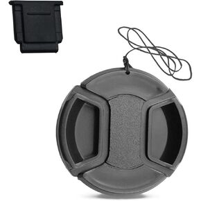 غطاء عدسة 58 مم غطاء عدسة أمامي مركزي أمامي لكاميرات Canon Nikon Sony Olympus الرقمية SLR وغيرها من عدسات الكاميرا ذات خط الفلتر 58 مم in Kuwait