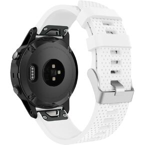MoKo Band Compatible with Garmin Fenix 5S, Soft Silicone Replacement Watch Band Strap for Garmin Fenix 5S Plus, 5S Multisport 42mm GPS, Fenix 6S, Fenix 6S Pro Smart Watch, (NOT FIT Fenix 5 5X)