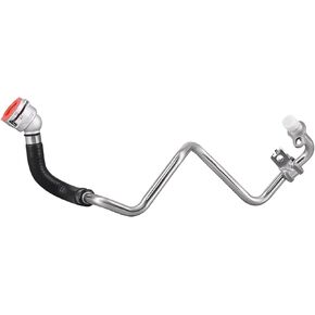 11537643226 Aluminum Connector Turbocharger Coolant Return Line Hose Fits for BMW 330i 2017-2018 330i GT xDrive 330i xDrive X3 530e 530e xDrive 530i 530i xDrive 430i 430i Gran Coupe 230i 230i