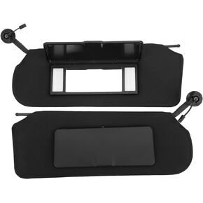 Sun Visor with Upgraded Bright LED Lights, A Pair Left Driver & Right Passenger Side Sun Visors Compatible with 1997-2004 Chevy Corvette C5, Replace#10442033 10442034
