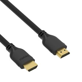 HDMI 2.0 Cable-6ft High-Speed Ethernet Cord with Gold-Plated Connectors for Full and Ultra HD Support - 3D, 4K@60HZ,1080p, ARC, HDCP 2.2-Compatible with Apple TV, PS5, Xbox, Computer & More