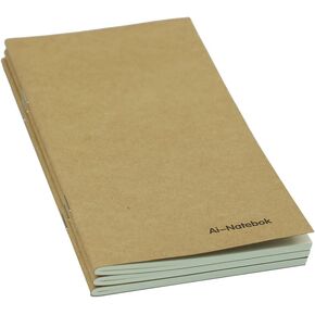 Blank Paper Travel Notebook Inserts, Unlined Refill for Travelers Notebook/Journal - 7.4 X 4 Inch - Set of 3-240 Pages, Supply by ai-natebok