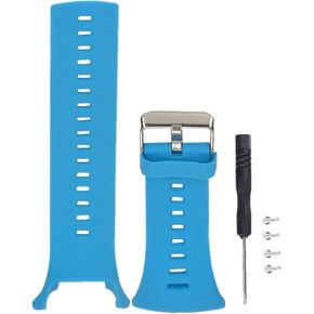 Watch Band for Suunto Ambit 2/Ambit 2S/2R/Ambit 2 Sapphire, Silicone Replacement Band Strap for Suunto Ambit 3 Peak/Ambit 3 Run