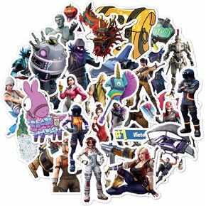 40pcs Non-repetitive Gaming Stickers for Water Bottles Laptop, 40 pcs Characters for Luggage Notebook Refrigerator Bicycle in Saudi Arabia