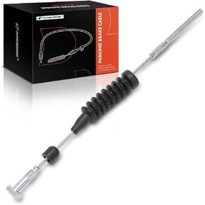 A-Premium Front Side Parking Brake Cable Assembly Compatible with Toyota Models: RAV4 1999-2005, Matrix 2004-2007, Paseo 1992-1992/1995-1998, Tercel 1991-1992/1995-1998 - Replace# 4641042040