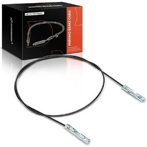 A-Premium Intermediate Side Parking Brake Cable Assembly Compatible with Chevrolet, GMC Models: Express 3500 2003-2008/2012/2014-2020, Express 4500 2009-2016/2018-2019, Savana 3500, Savana 4500
