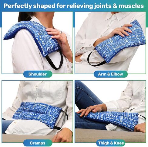 Microwavable Heating Pad, for Aching Joints, Menstrual Pain & Sore Muscles, Aromatic Relief Heating Pad – Blue, HTP Relief in Saudi Arabia