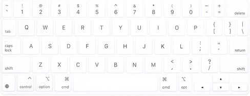 Silicone Keyboard Cover-Keyboard Skin for iPad Pro 11 Inch Magic Keyboard(4nd Generation)-Keyboard Protector (Blue) in Kuwait