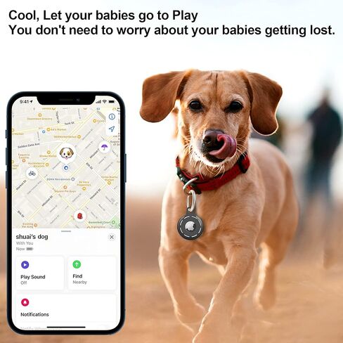 Migeec AirTag حامل سلسلة مفاتيح AirTag من السيليكون الناعم 4 عبوات من ملحقات حافظة AirTag سهلة التركيب بالحقائب والمفاتيح وأطواق الحيوانات الأليفة (أسود) in Kuwait