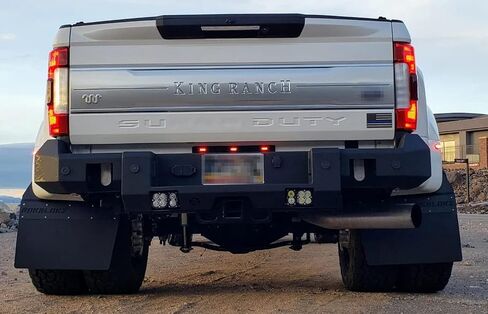 iJDMTOY Clear Lens Amber/Red Full LED Trunk Bed Marker Lights Set Compatible With 2011-up Ford F250-F550 Super Duty Truck Double Wheel Side Fenders, Powered by Total 48 LED in Saudi Arabia