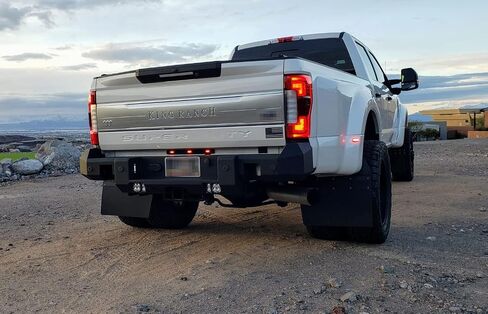 iJDMTOY Clear Lens Amber/Red Full LED Trunk Bed Marker Lights Set Compatible With 2011-up Ford F250-F550 Super Duty Truck Double Wheel Side Fenders, Powered by Total 48 LED in Saudi Arabia