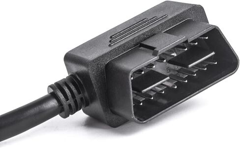 Obdii obd2 16 دبوس الزاوية اليمنى ذكر إلى أنثى y الفاصل J1962 تمديد كابل سيارة التشخيص موسع سلك محول 1.6ft قدم 50 سنتيمتر in Kuwait