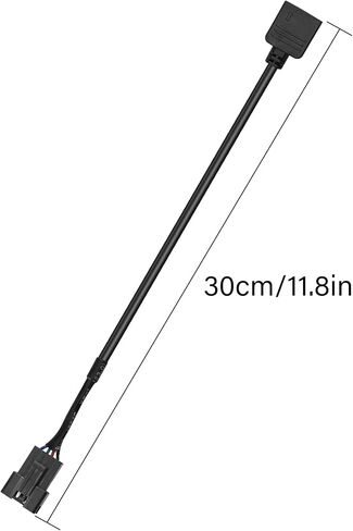 كابل تمديد GINTOOYUN RGB، 3-pin إلى SM 3Pin أنثى ARGB موصل كابل محول، 5V 3-Pin كابل تمديد RGB قابل للعنونة، لمروحة RGB، شريط LED PC (0.98FT) in Saudi Arabia