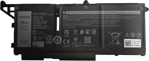 M69D0 41Wh 3467mAh Battery Replacement for Dell Latitude 5430 5530 Precision 3570 P104F P104F005 P137G P137G004 Series Laptop 07KRV O7KRV 0H4PVC H4PVC 08WRCR 8WRCR 0Y86WG Y86WG 078FWY 11.25V in Saudi Arabia