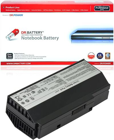بطارية بديلة A42-G73 لجهاز Asus G73Jw G73SW G73SW G53 G53JQ G53Jw G53SW G53Sx A43-G73 07G016DH1875 07G016HH1875 70-NY81B1000Z 90-NY81B1000Y[14.8V/4400mAh/65W ح] in Saudi Arabia