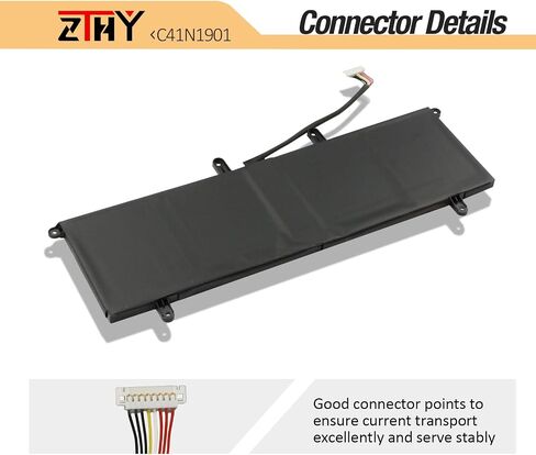 ZTHY C41N1901 Laptop Battery Replacement for Asus ZenBook Duo UX481 UX481F UX481FL UX481FA UX481FAY UX481FLY UX4000F UX4000FL UX481FA-BM021R UX481FA-DB71T BM049T UX481FL-BM040T UX481FL-BP1505T 70Wh in Saudi Arabia
