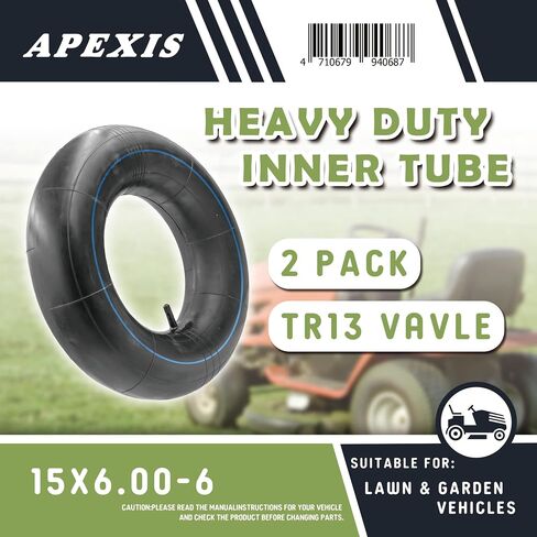 2-Pack of 3.00/3.50-8" Premium Replacement Tire Inner Tubes - Fits for Hand Trucks, Dollies, Wheelbarrows, Lawn Mowers, Trailers in Saudi Arabia