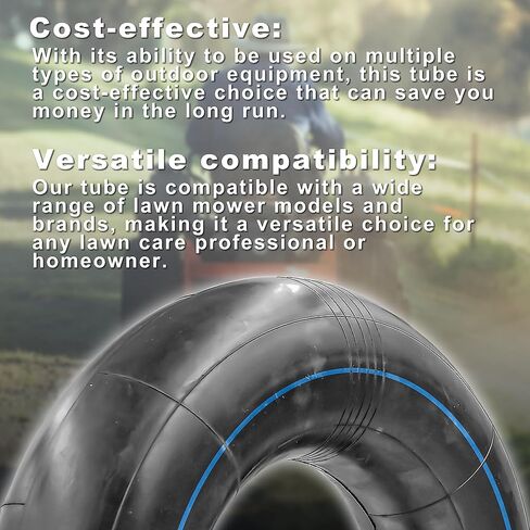 2-Pack of 3.00/3.50-8" Premium Replacement Tire Inner Tubes - Fits for Hand Trucks, Dollies, Wheelbarrows, Lawn Mowers, Trailers in Saudi Arabia