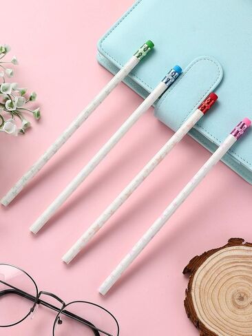 30 Pieces Color Changing Mood Pencil Stars Changing Mood Pencil with Eraser Colors Wooden Pencils Heat Activated Color Thermochromic Pencils for Kids Students Birthday Party Favors School Supplies in Saudi Arabia