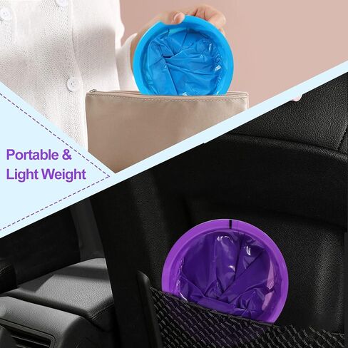 Vomit Bags,50 Pack Emesis Bags Disposable Barf Bags,1000ml Leak Resistant Puke Bags,Portable Throw Up Bags Nausea Bags for Travel Motion Sickness Taxi Aircraft Car Sickness Bag,Pregnancy,Kids,5 Colors in Saudi Arabia
