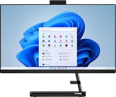 لينوفو 2023 أحدث IdeaCentre AIO 3i الكل في واحد، 23.8 بوصة FHD، معالج Intel Corei3-1115G4، ذاكرة وصول عشوائي 8 جيجابايت، 256 جيجابايت SSD، رسومات Intel UHD، بلوتوث، كاميرا ويب، Wifi6، Windows 11 Home، حزمة مع JAWFOAL in Saudi Arabia
