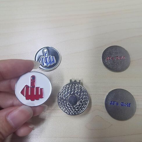مشبك القبعة، علامة الكرة، الإصبع، علامة الكرة المغناطيسية! مقطع القبعة! مشبك قبعة جولف مغناطيسي، كرة جولف، علامة تحديد احترافية لتدريب الجولف، 3 قطع in Kuwait