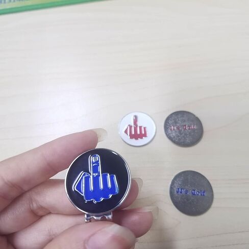 مشبك القبعة، علامة الكرة، الإصبع، علامة الكرة المغناطيسية! مقطع القبعة! مشبك قبعة جولف مغناطيسي، كرة جولف، علامة تحديد احترافية لتدريب الجولف، 3 قطع in Kuwait